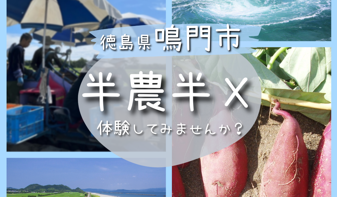 第2弾🍠】宿泊費ゼロ！潮風感じる海辺で特産品「なると金時」の農業お